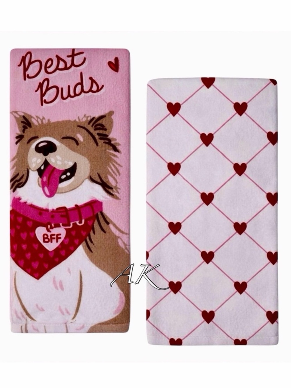 Best Buds Dog 2 Pack Kitchen Towel Set